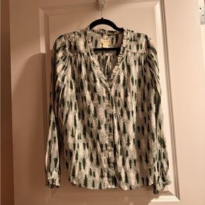 Trees Pattern Blouse
